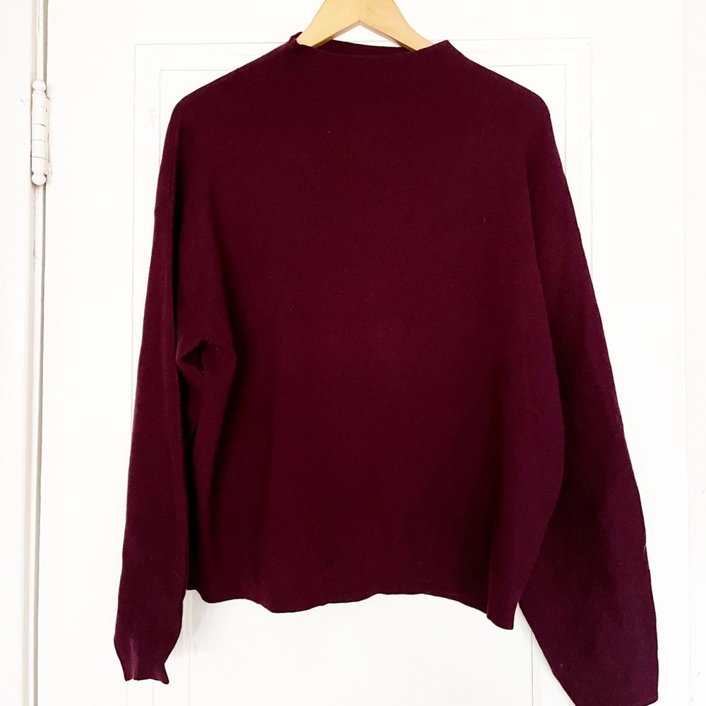 H & M Burgundy Sweater